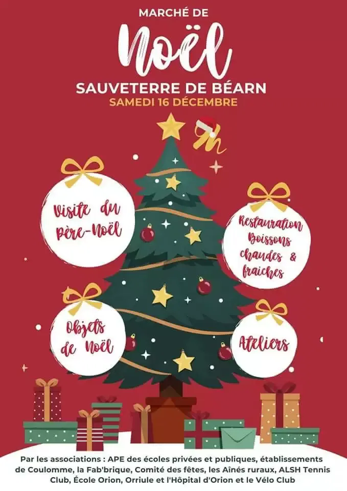 Marché de Noël de Sauveterre-de-Béarn (64)