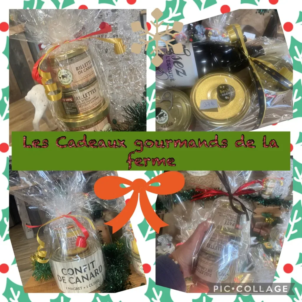 Vive Noël avec les paniers gourmands de la Ferme Sahouret !