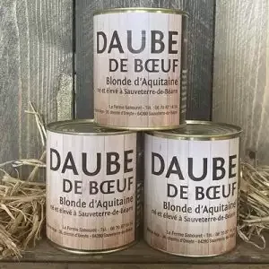 Plats cuisinés - Daube de boeuf - Ferme Sahouret