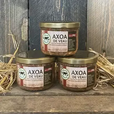 Plats cuisinés - Axoa de Veau - 380g - Ferme Sahouret